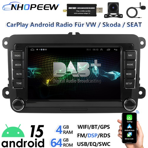 Dab 64gb carplay android 15 - carplay,